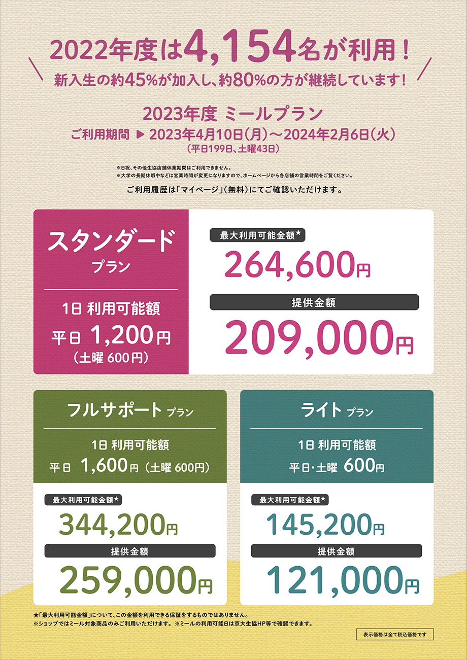 プランのご案内
